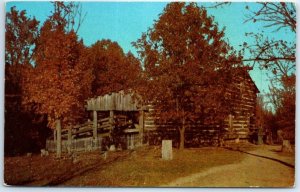 Postcard - Hill's Carding Mill & Wool House, New Salem State Park, Illinois, USA