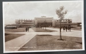 Mint Real Picture Postcard Ireland Collinstown airport Dublin RPPC Aviation