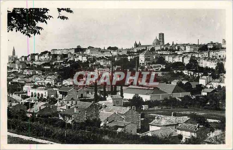 Modern Postcard Angouleme Panorama taken of St. Martin