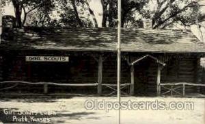 Girl Scouts Cabin, Pratt, Kansas, Scout, Scouting, Pratt, Kansas USA Unused l...