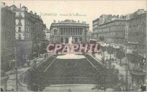 Old Postcard Marseille Square Stock Exchange