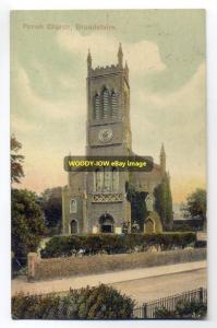 cu0122 - Parish Church , Broadstairs , Kent - postcard