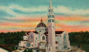 Vintage Postcard-Shrine of Immaculate Conception-Washington DC-Catholic