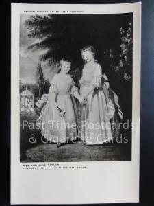 ANN AND JANE TAYLOR from original painting National Portrait Gallery No.1248