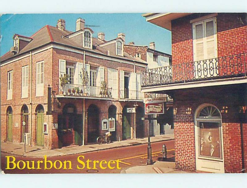 Pre-1980 SHOP SOME BOURBON STREET New Orleans Louisiana LA hn5141