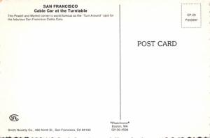Powell & Market Street Cable Car Turntable - San Francisco, California