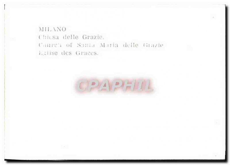 Modern Postcard Milano Chiesa delle Grazie