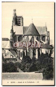 Old Postcard Sens Apse of the Cathedral