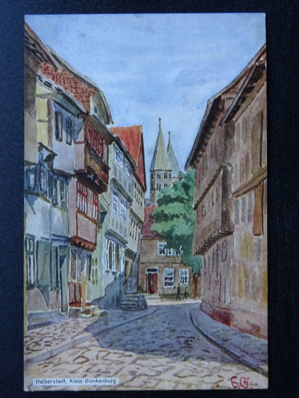 Germany HALBERSTADT Klein Blankenburg - Old Postcard