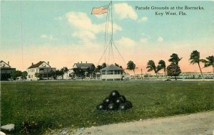 Barracks C-1910 Key West Florida Parade Grounds Postcard Johnson 20-8033