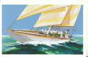 Sailing Postcard - Yachting - The Ranger - USA 1937 - America's Cup - Ref 15628A