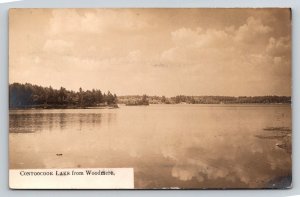 RPPC Contoocook Lake Woodmere NH 1911 John Eastman Real Photo Postcard