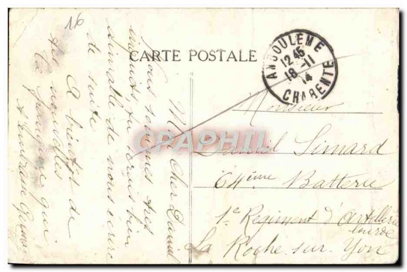 Old Postcard Angouleme Chapelle d & # 39Obezines