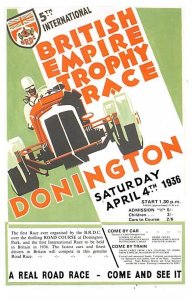 5th International British Empire Trophy Race, April 4, 1936 Automobile Racing...