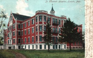 Vintage Postcard Saint Elizabeth Hospital Medical Building Lincoln Nebraska NB