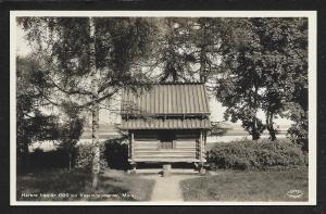 Wooden Storehouse Mora Sweden RPPC Unused c1935