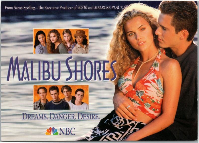 postcard Malibu Shores -  NBC series Keri Russell Christian Campbell