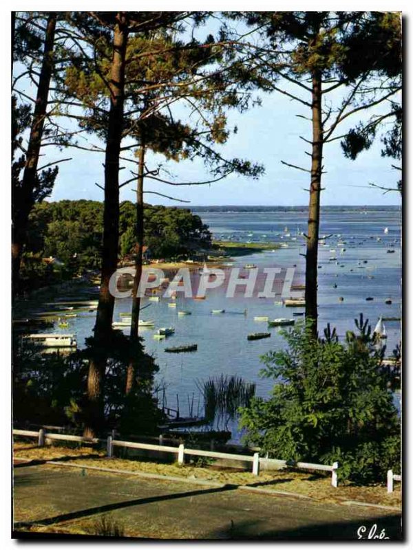 Modern Postcard Arcachon Gironde Echappee on the Basin