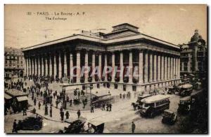 Old Postcard Paris Bourse
