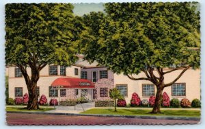 ST. PETERSBURG, Florida FL ~ Roadside CHRYSLER APARTMENTS 1950s Linen  Postcard