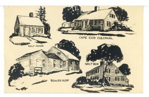 MA - Cape Cod. Architectural House Designs  RPPC