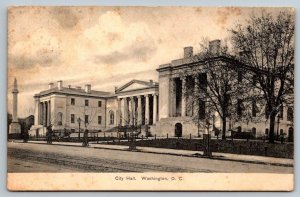 City Hall   Washington DC  Postcard  1909