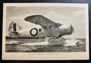 Mint Canada Real Picture Postcard Aviation Noorduyn Norseman Instruction Plane