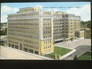 Vintage Postcard 1930-1945 Baptist Memorial Hospital Memphis Tennessee