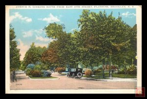 Avenue H. Looking South frm E. 18th St., Flatbush, Brooklyn, NYC