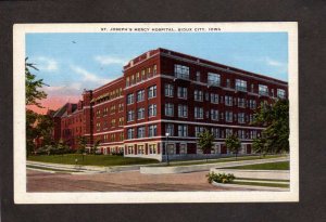 IA St Joseph Mercy Hostpital Joseph's Sioux City Iowa Postcard