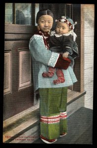 ABRO US 1909 Chinese Slave Nurse with Baby Postmarked San Francisco to Joplin