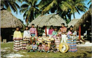 Florida Seminole Indians Musa Isle Miami FL Hannau Postcard D65