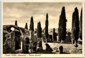 Postcard - Terme grandi - Villa Adriana - Tivoli, Italy