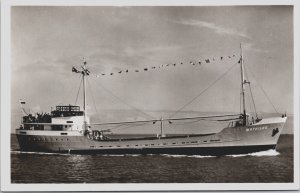 MS Mathilde Gladdekcoaster Ship Vintage RPPC C185