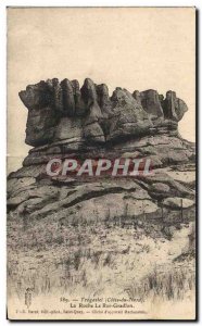 Postcard Old Tregastel northern cstes rock king gradion