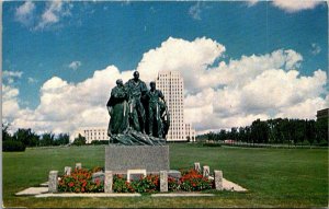 North Dakota Bismarck The Pioneer Family Statue