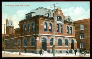 dc1156 - PORT ARTHUR Ontario Postcard 1911 Post Office