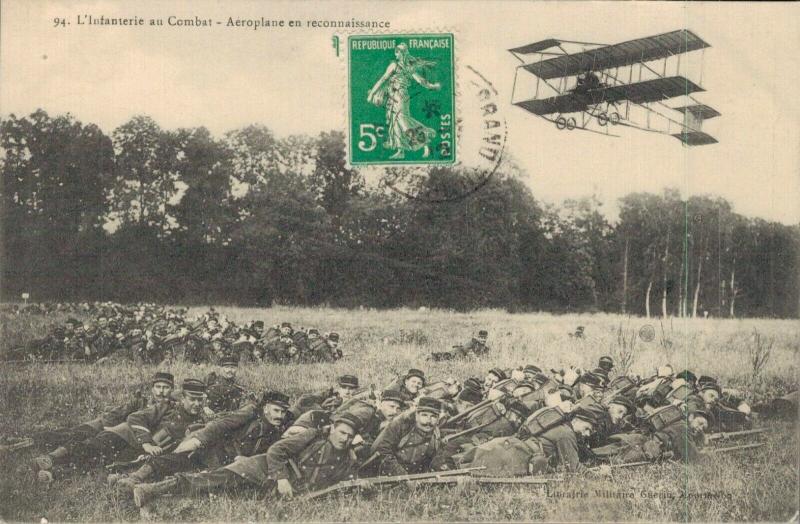 Aviation L´Infanterie au Combat Aeroplane en reconnaissance 02.86