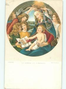 Pre-Linen Christmas Nativity MARY HOLDING THE BABY JESUS AC4494