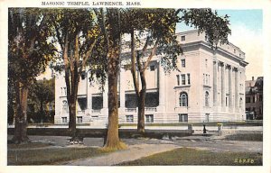 Masonic Temple Lawrence, Massachusetts MA