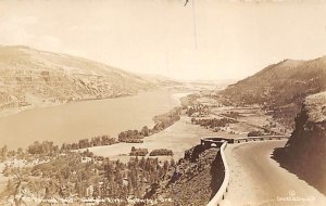 Rowena Point real photo - Columbia River Highway, Oregon OR  