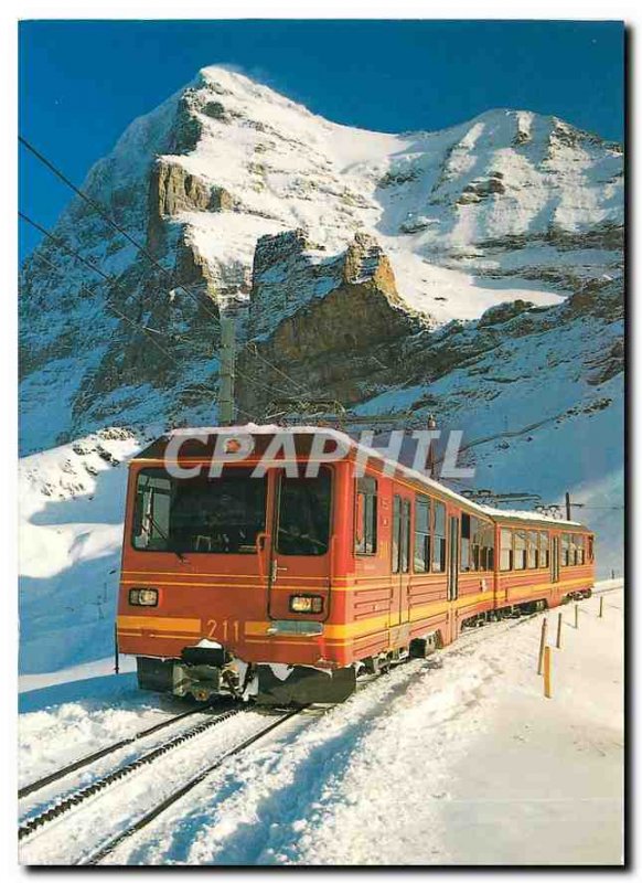 Postcard Modern Doppeltriebwagen BDhe 4 8211 Jungfraubahn