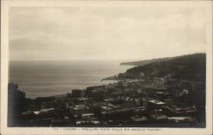 Vomero Posillipo Visto Dalla via Aniello Falcone Italy Real Photo Postcard