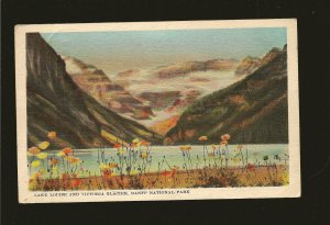 Canada Postmark 1943 CALXVAN RPO Banff Lake Louise CPR Byron Harmon Postcard