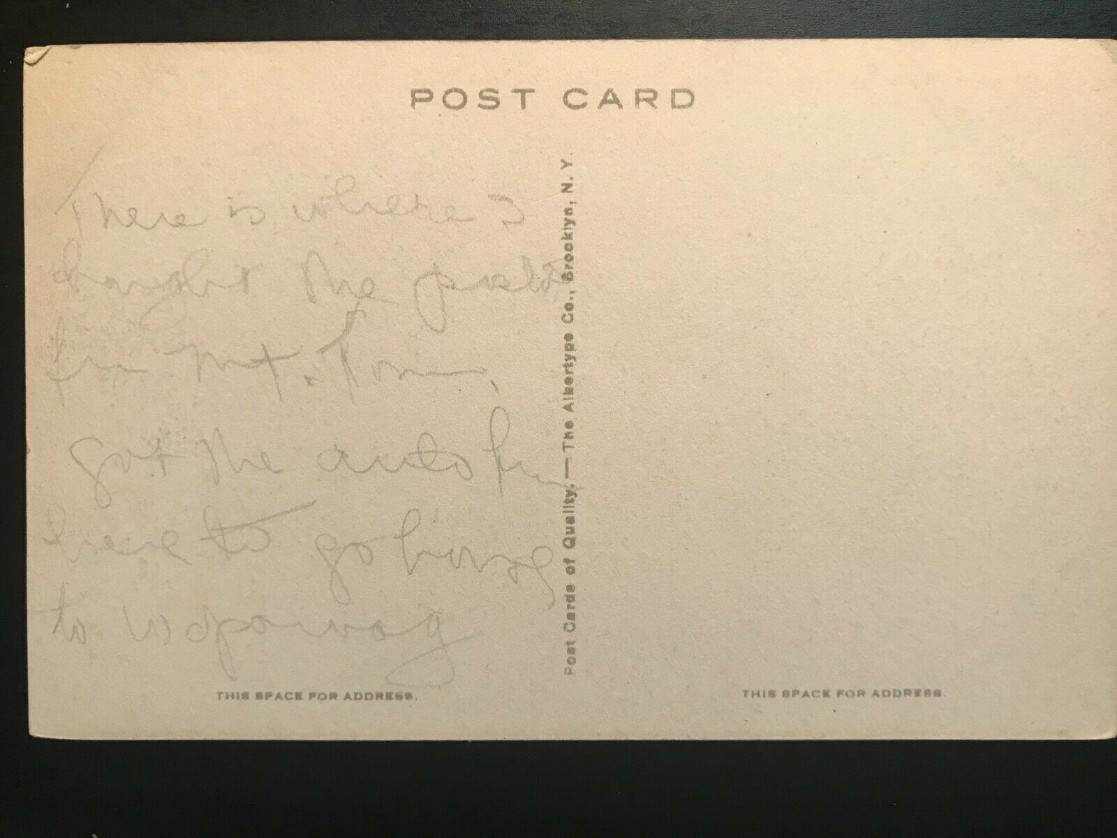 Vintage Postcard 193040 Casino & Dining Hall Mt. Tom Camp Moodus