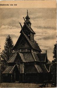 CPA AK NORWAY-Stabkirche von Gol (333483)