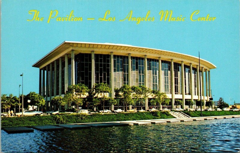 Pavilion Los Angeles Music Center Opera House Symphony Hall VTG Postcard UNP 