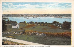 View of New London From Fort Griswold, Groton - New London, Connecticut CT