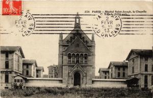 CPA Paris 14e Paris-Hopital Saint-Joseph,la Chapelle Facade (311145)