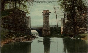 Billerica Massachusetts MA Shawsheene River Aqueduct River c1910 Postcard